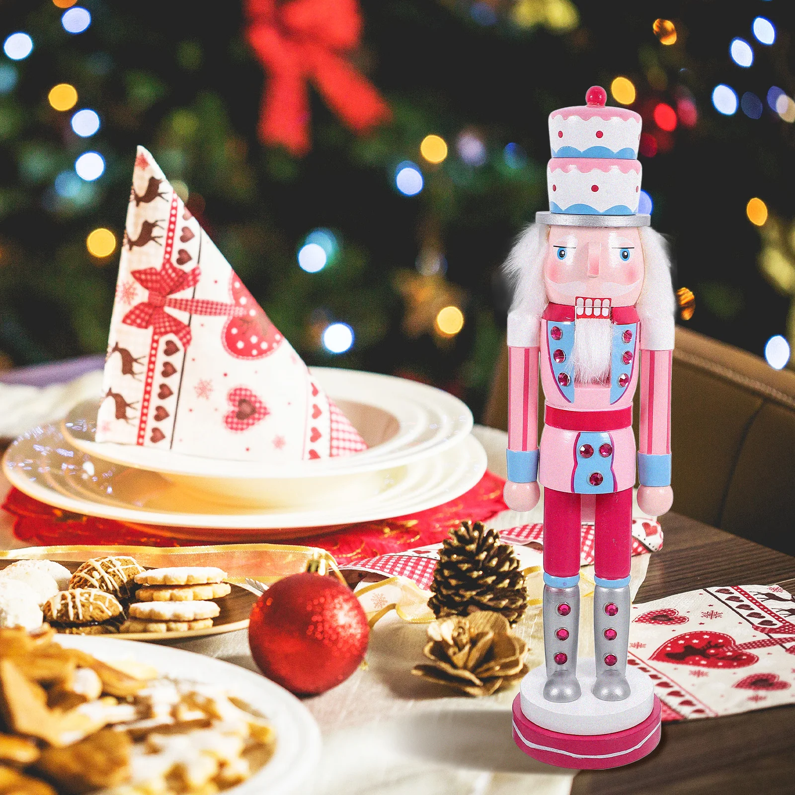 

Christmas Nutcrackers Wooden Nutcracker Ornaments Good Painting Gorgeous Looking Bedroom Living Room Car Decor Gifts