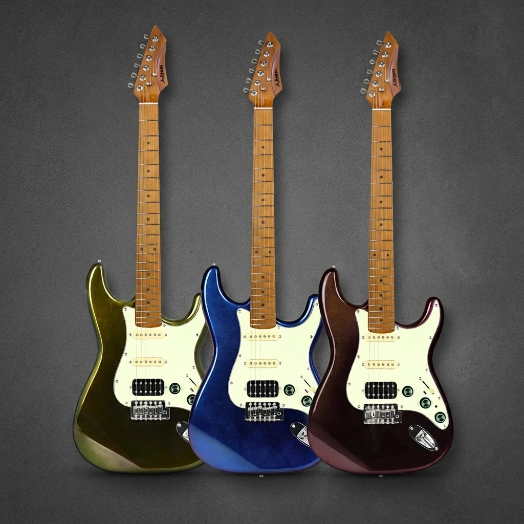 Deviser L-G2S-GE6X ST Electric Guitar, Chameleon Color-Shift, S-S-H Pickups, Built-in GE6X Effects, 22 Frets, Single Tremolo