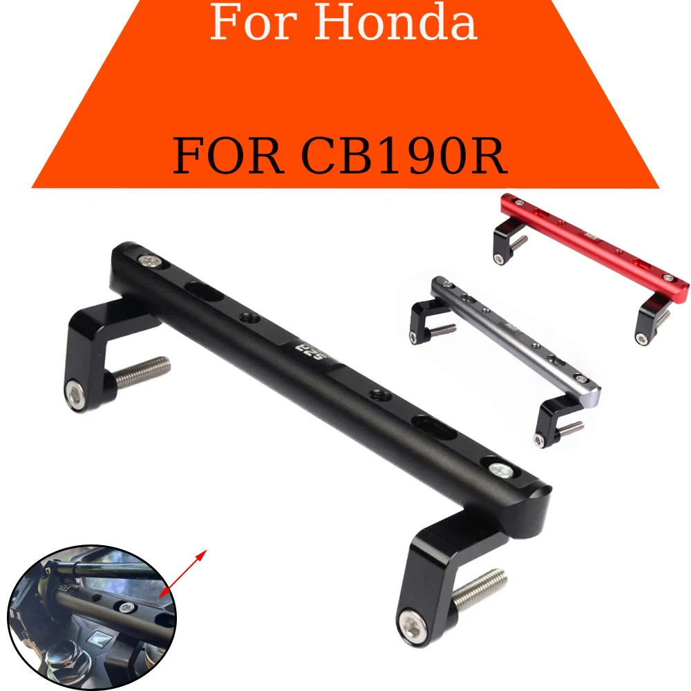 For HONDA CB190R CB 190R CB190 R CB190 R 2023 Motorcycle Accessories GPS Navigation Plate Bracket Balance Bar Handlebar Crossbar