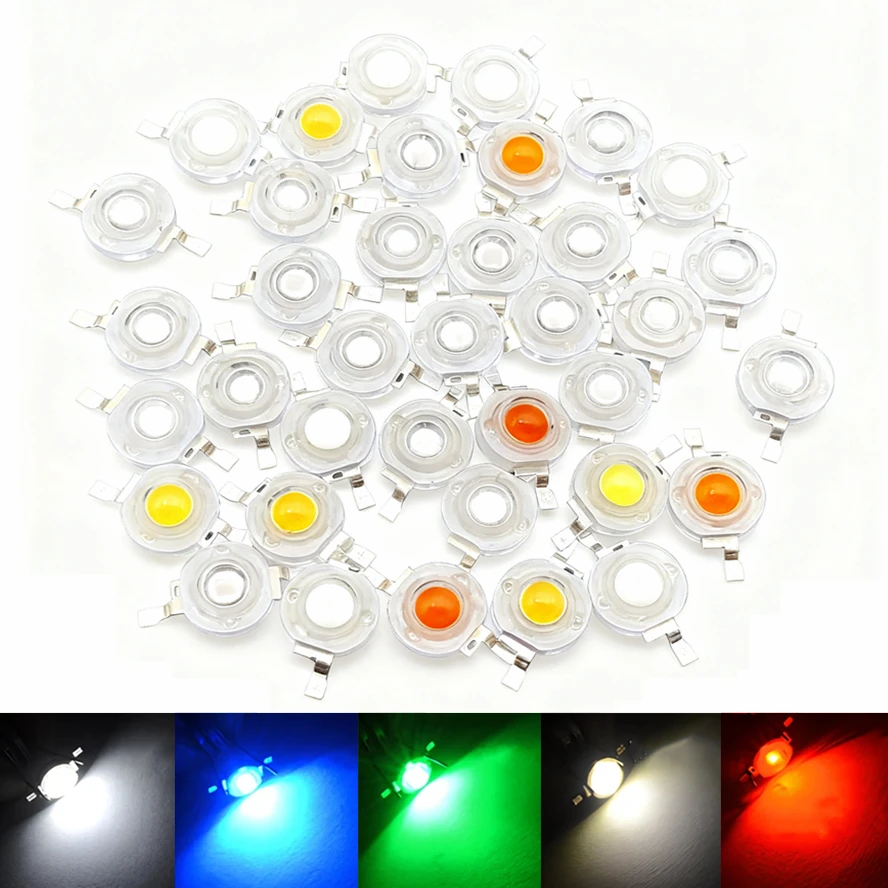 

100~10PCS High Power LED Chip Lamp Bulb 2.1-3.6V 110-120LM Bead Line Emitter Diode DIY Led Light Decoration LED Bulb IC SMD Lamp