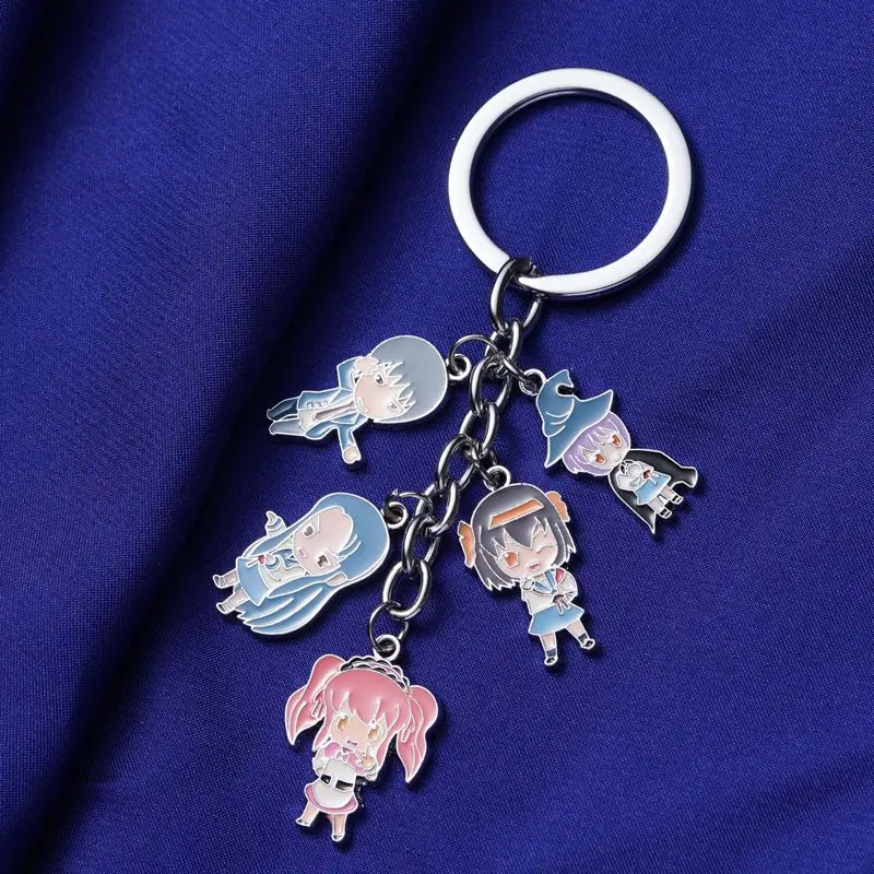 

Аниме Suzumiya Haruhi No Yuuutsu косплей акриловый брелок рюкзак кулон Декор Рождественский подарок