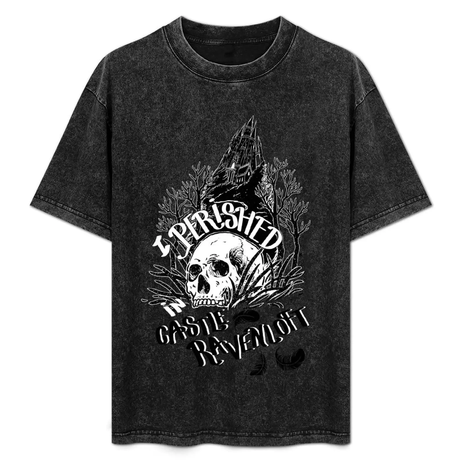 تي شيرت I Perished in Castle Ravenloft تي شيرت رجالي قطني فاخر تي شيرت برسومات تي شيرت للرجال جرافيك #1