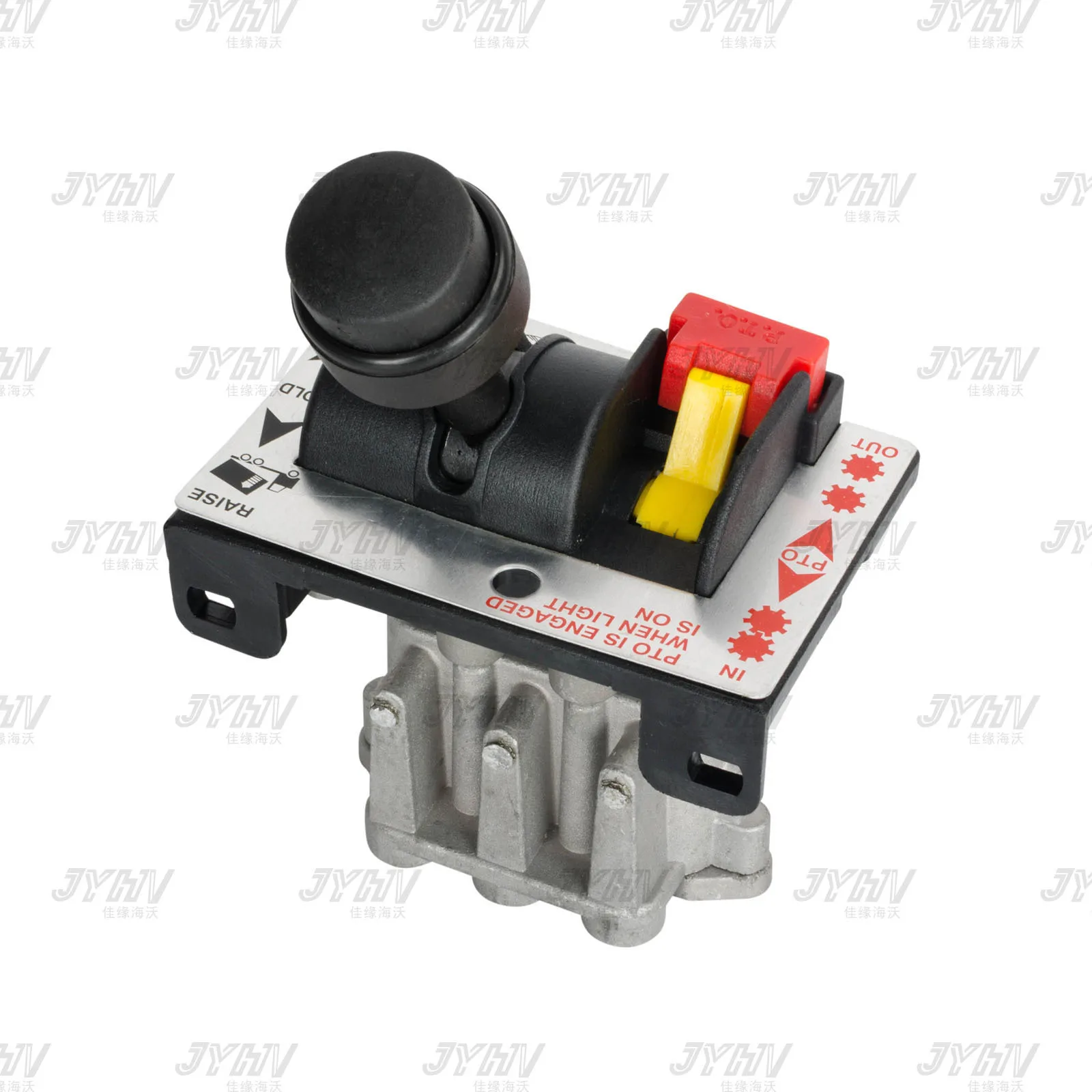 New Six-hole 6CV-D-N Manual Control, Dump Truck PTO Control Air Valve with Indicator Light