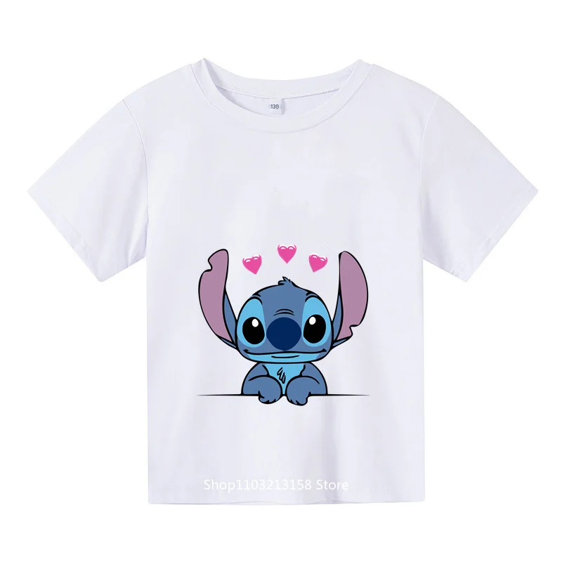 

Anime Needle children students male and female cotton summer fashion multi-cartoon casual T-shirt crewneck short sleeve print pa