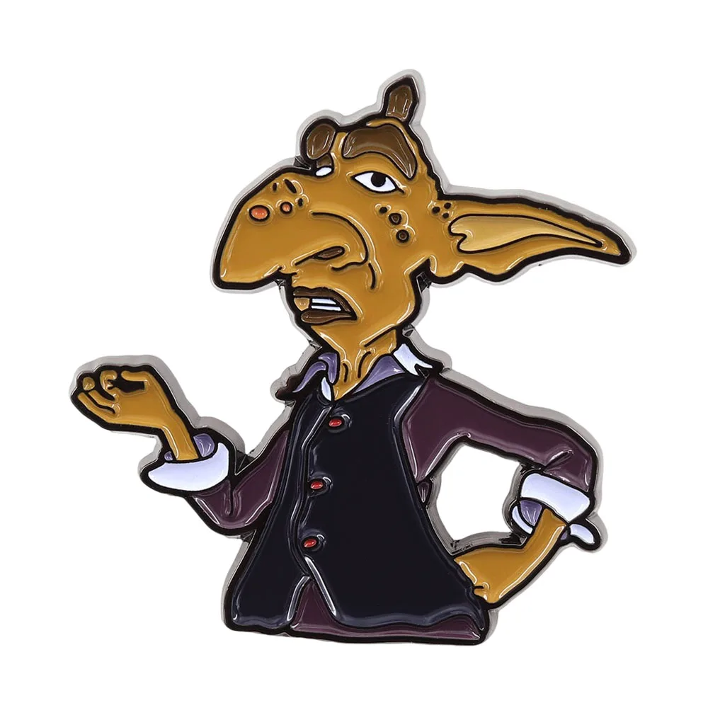 Pin esmaltado de hongo villano Maximus, película animada de fantasía, insignia periférica de Fairytopia, regalos de joyería para niños y adultos