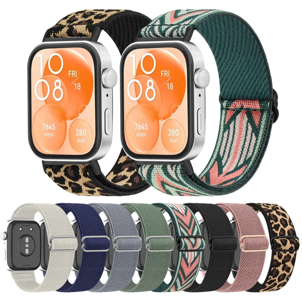Cinturino in nylon elastico per Huawei Watch Fit 3 cinturino di ricambio per cinturino Huawei Watch Fit 3 accessori Correa