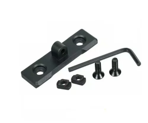 Outdoor Tactical MLOK Keymod Bipod Mount Handguard Adapter Low Profile AR15 Rifle Accessory Bipods Picatinny Rail — zdjęcie 4