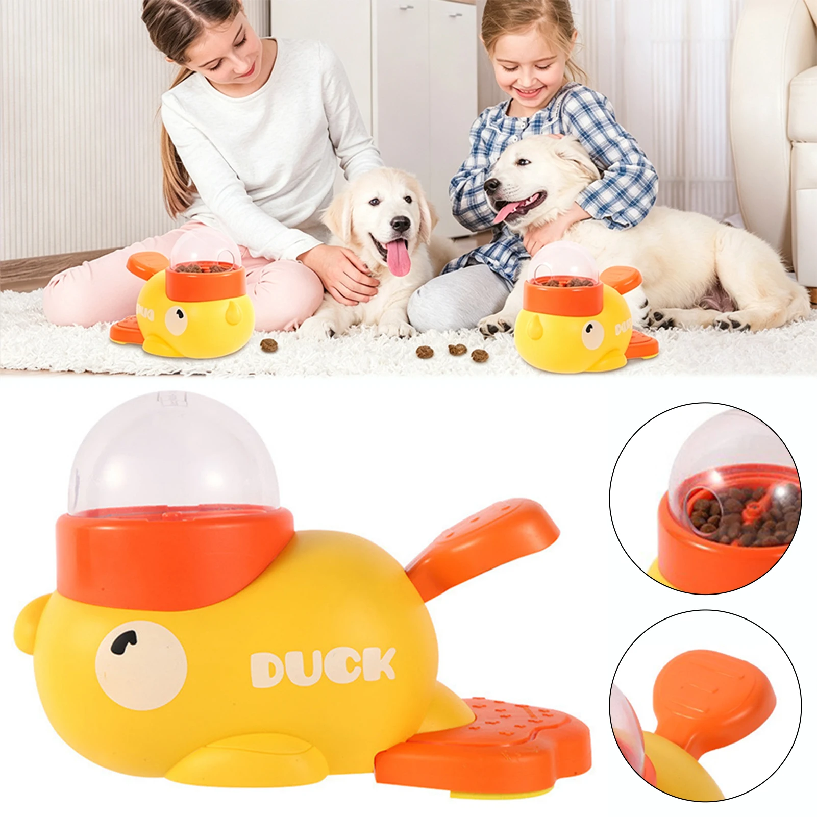 New Yellow Duck Interactive Fe - огляд і ціна Food Storage Yellow