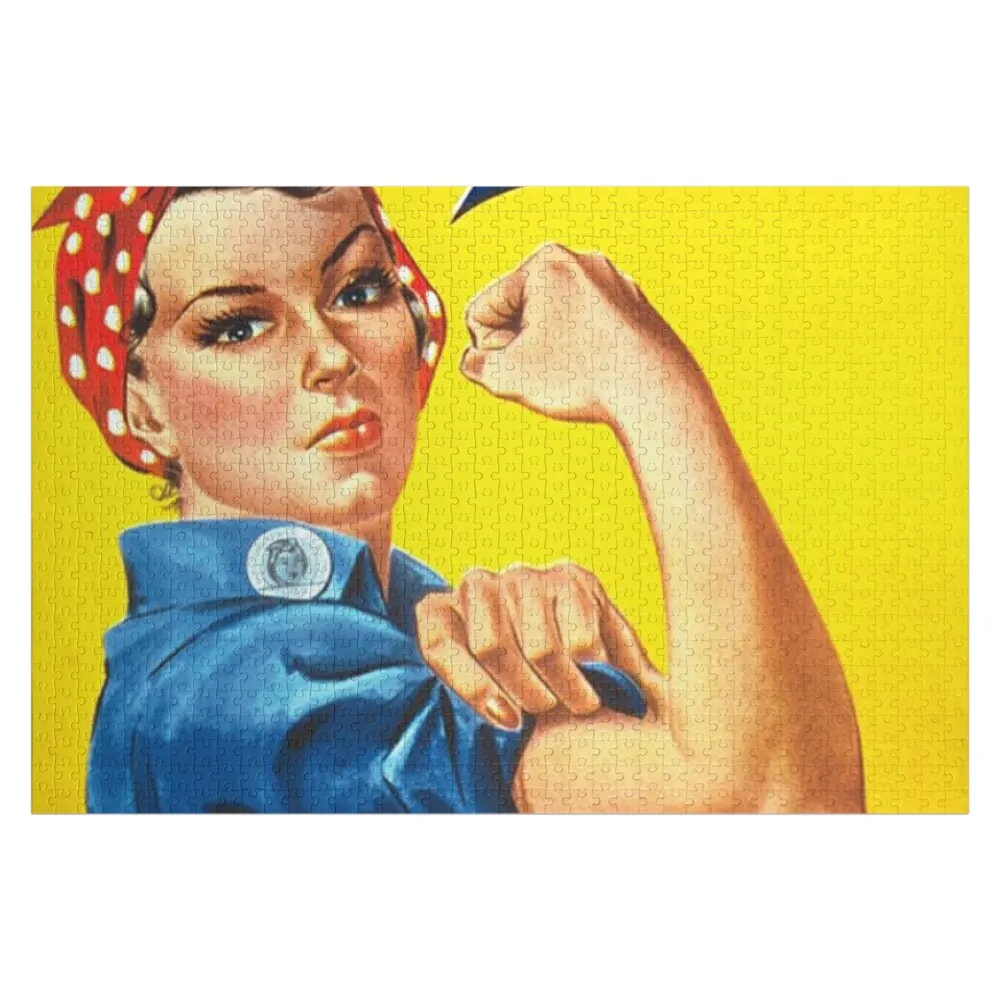 

We Can Do It - Rosie the Riveter Jigsaw Puzzle Wooden Animal Wooden Jigsaws For Adults Anime Puzzle