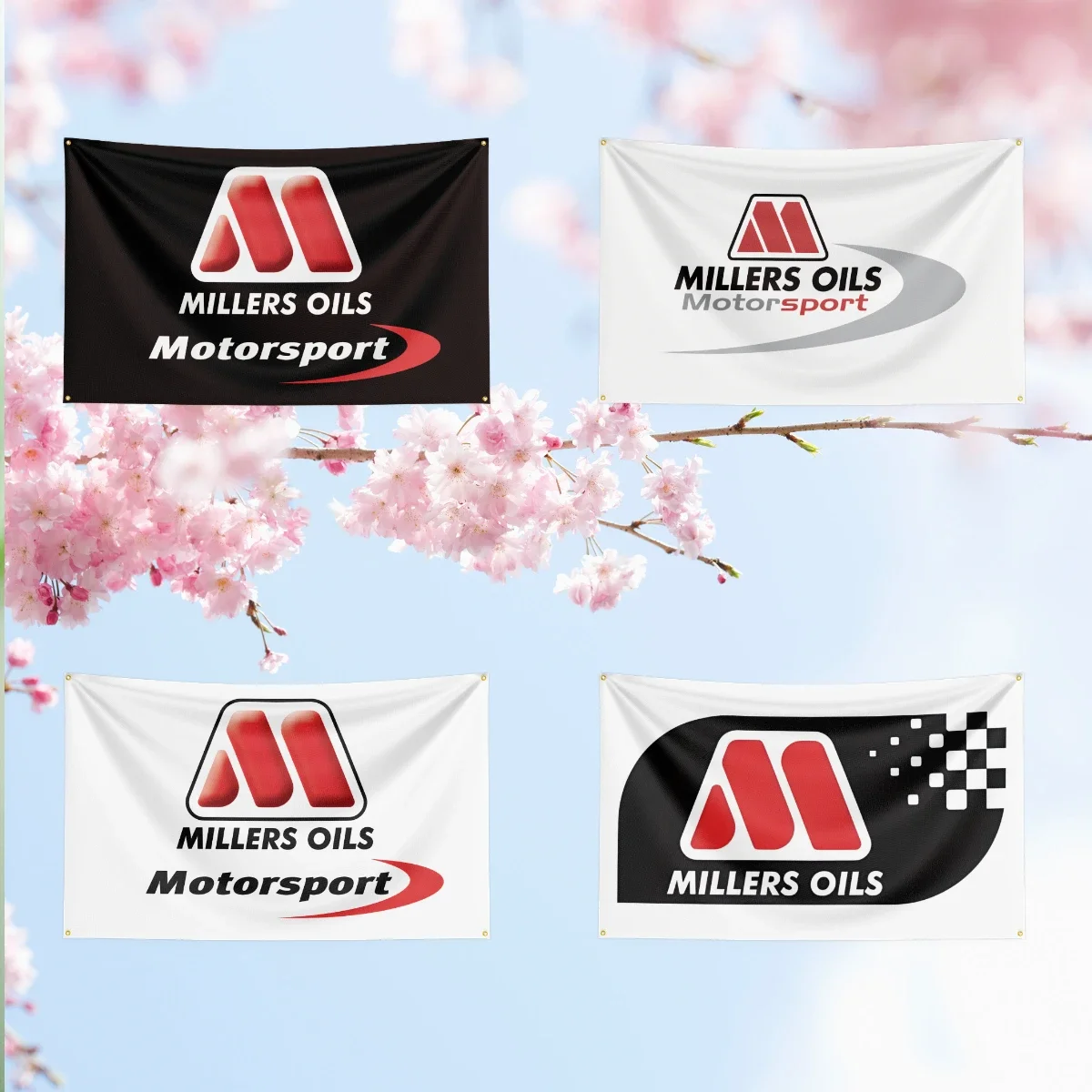 M-MI-LL-E-R-S O-O-IL-S Fuel Flag For Oil Station Garage Tuning Workshop studio fan collection home ornament