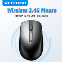 Vention Wireless Mouse USB 2.4G Ergonomic 1200DPI Wire 1.5m Mice for PC Computer MacBook Lenovo Tablet Laptop Accessories Mouse