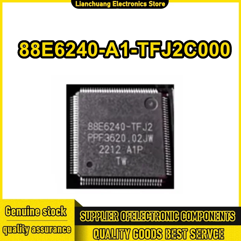 

Новый оригинальный чип управления Ethernet 88E6240-TFJ2 88E6240-A1-TFJ2C000 88E6240 TQFP-128