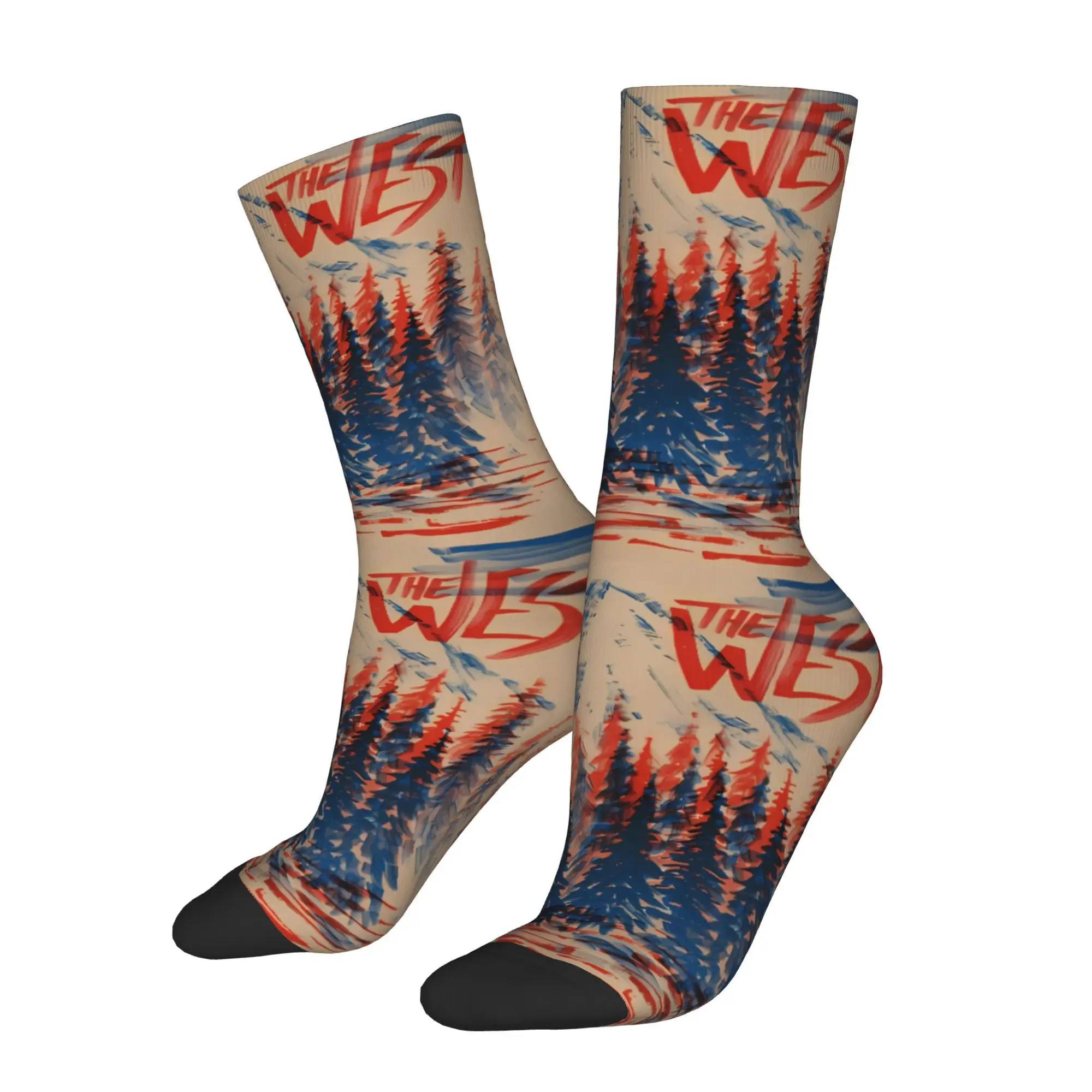 

The West Sock Printed Man Polyester Fashion