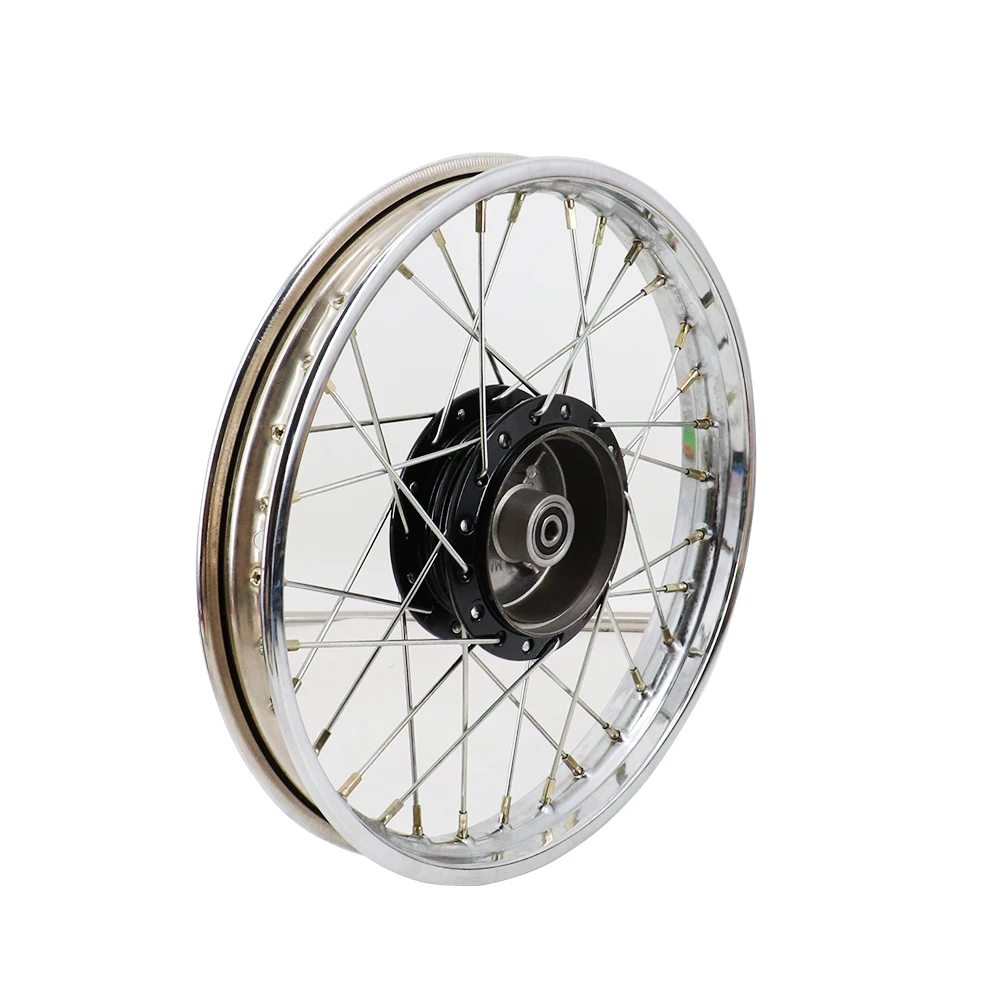 Motorcycle Accessories Front 2.50*17 And Rear 3.00*17 Rim Wheel With Drum Brake Replacement for Yamaha PY50 PW50