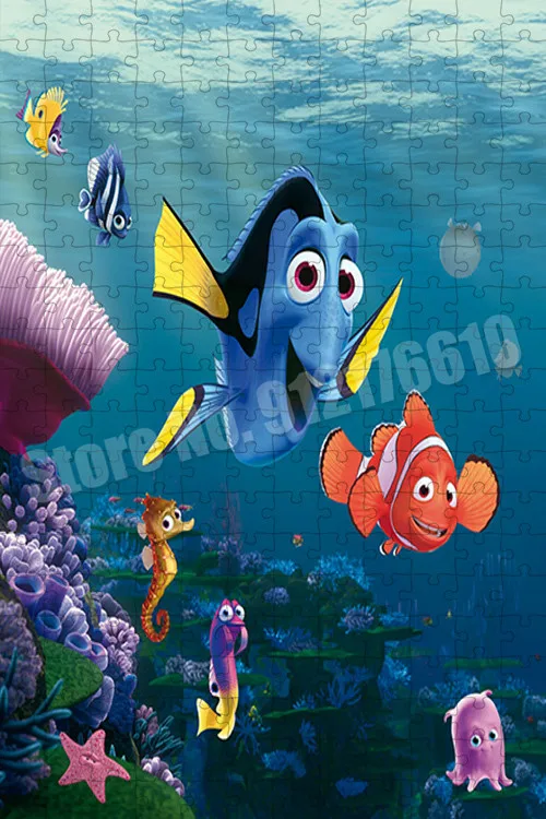 Finding Nemo Disney Animatie Puzzel 300/500/1000 Stuks Art Puzzels Creatieve Foto 'S Educatief Speelgoed Leuk Spel Geschenken