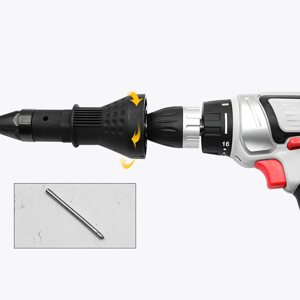 

Электрический заклепочный инструмент, дрель, адаптер для заклепок, сопло 0,86 дюйма, 1,1 дюйма, 1,26 дюйма, 1000, 15 Нм, крутящий момент, металлическая внутренняя быстросъемная вставка