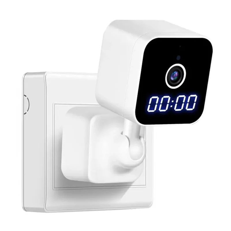 Clock Monitoring Camera 1080P Mini Wifi Surveillance Cam With Night Vision And Sound Detection Way Audio Siren