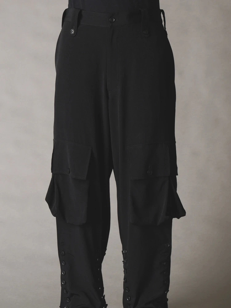 27-46 2025 Nova Coleção de Roupas Unissex para Homens e Mulheres, Calças de Trabalho Estilo Bermuda, Calças Harem, Tamanhos Grandes, Trajes de Cantore