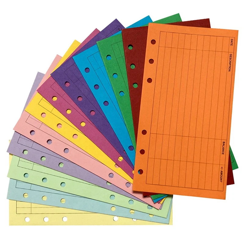 Envelopes De Dinheiro Para Negócios, Envelope De Carteira Com Rastreador De Despesas, Folhas De Planejador De Orçamento, 1 Conjunto