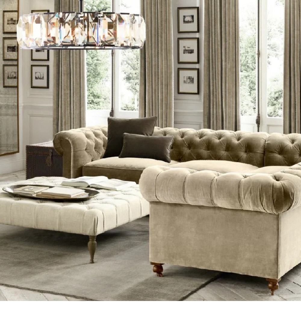 LED E14 American Retro Designer Crystal Lamp Light Pendant