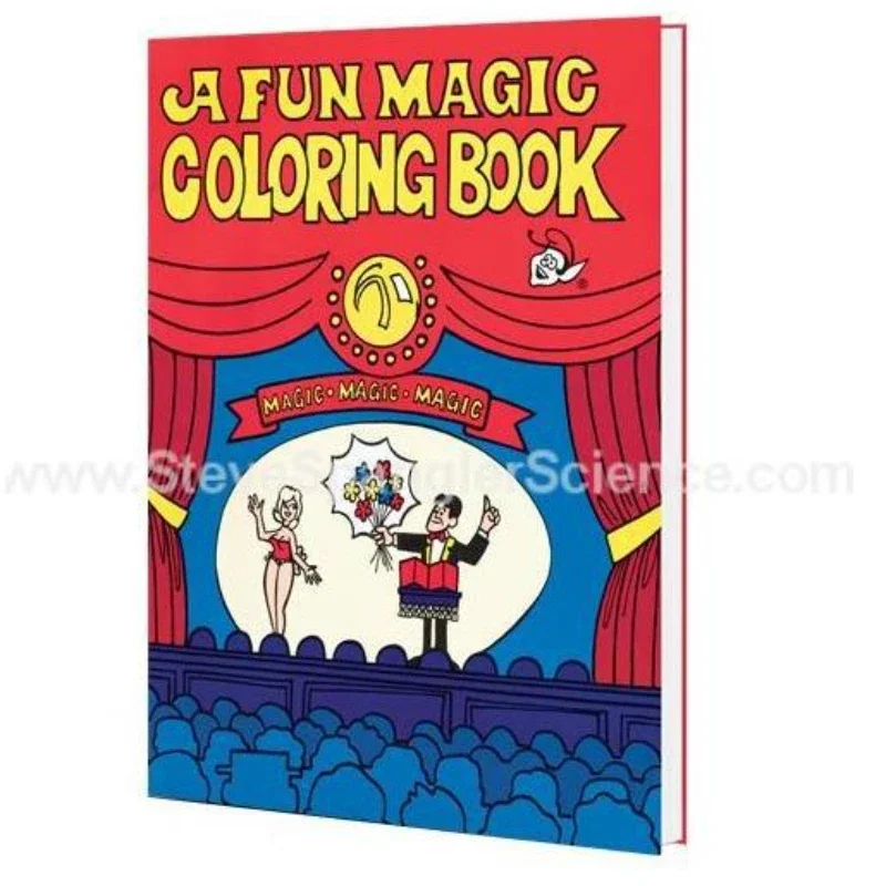 A Fun Magic Coloring Book - Large Size - Magic Tricks,Mentalism,Stage Magic Props,Card,Magic Accessories,Gimmicks,Close-Up