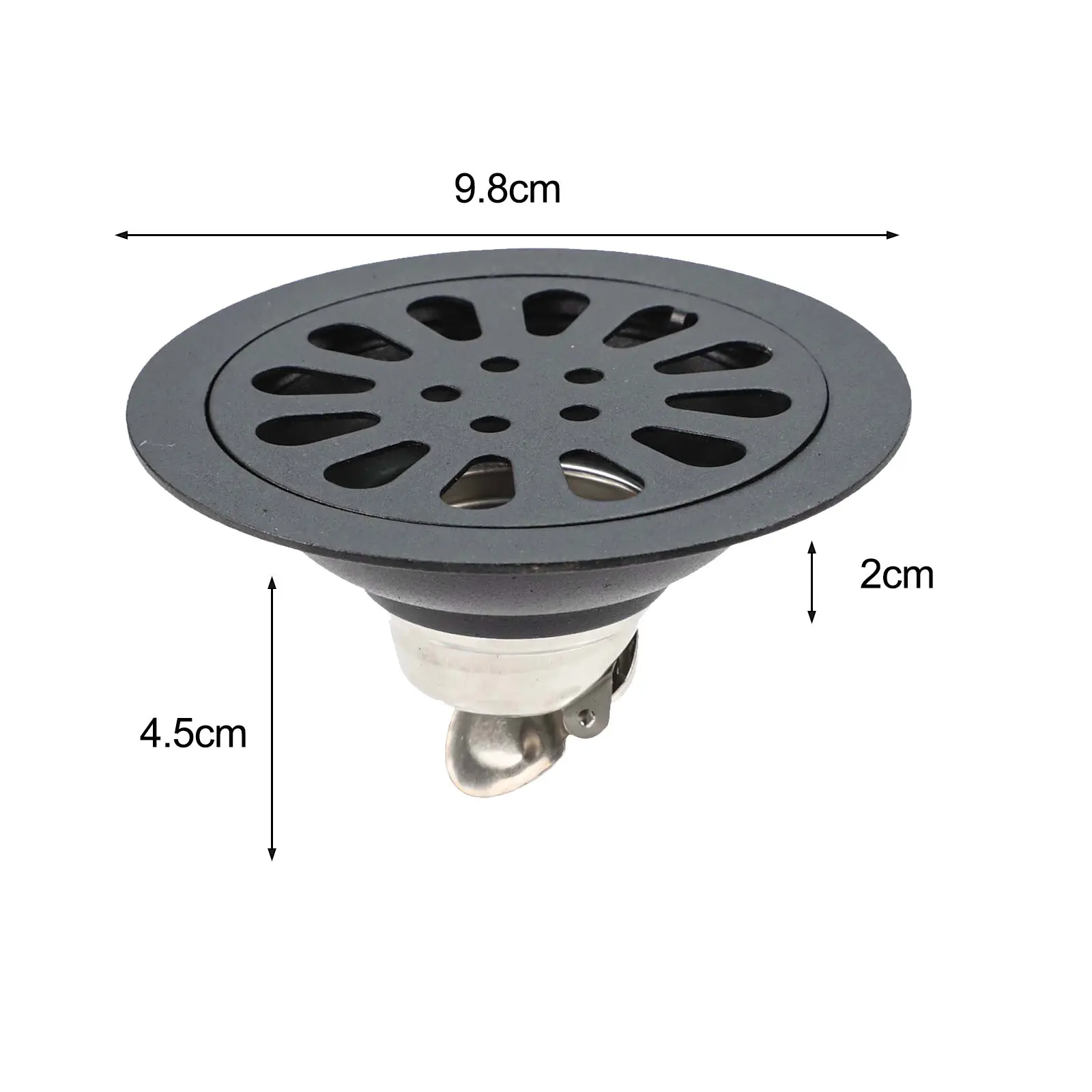 Bathroom Floor Drain 304 Stainless Steel Drain Water Discharge Mechanism Effortless Maintenance Secure Seal Sturdy Construction