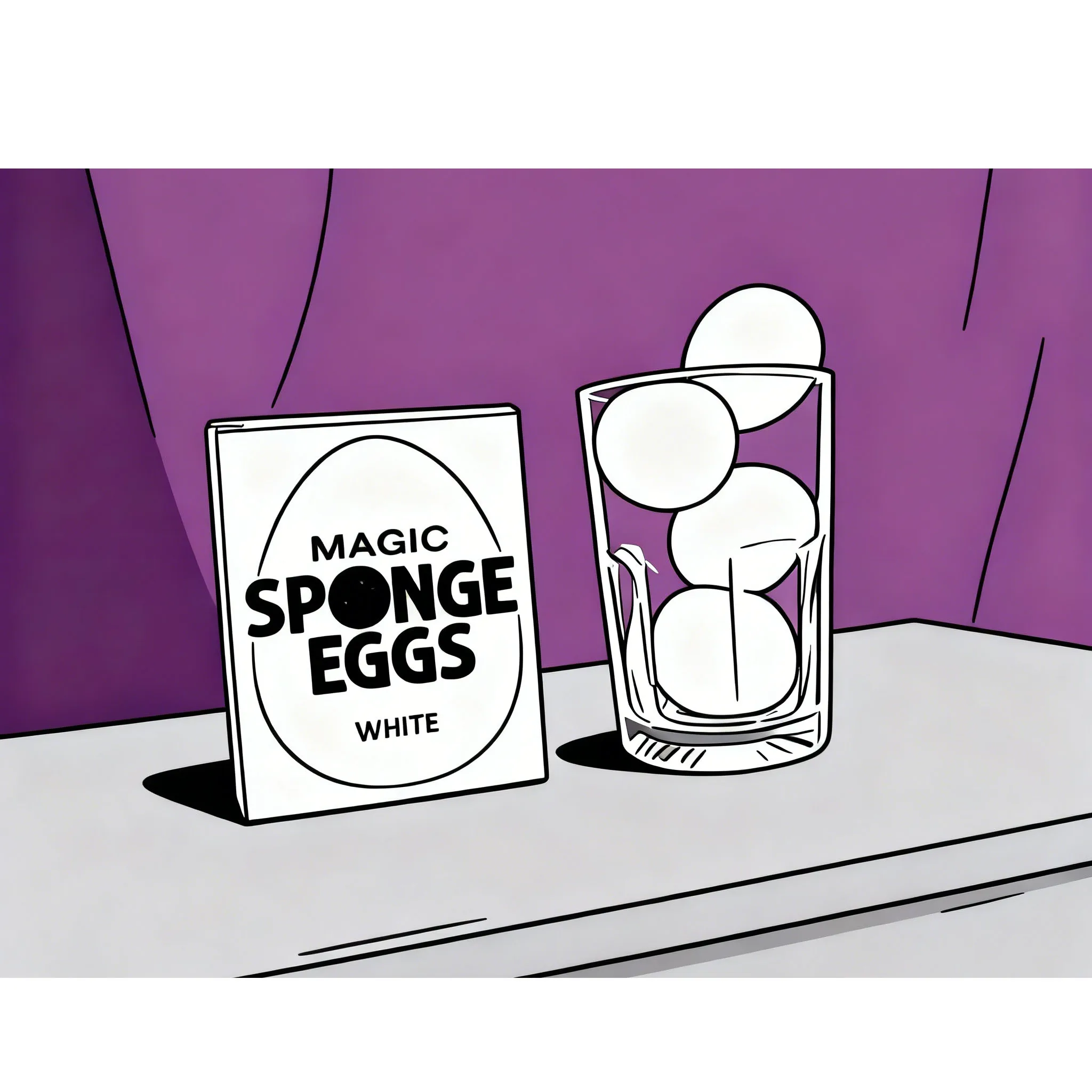 

50 шт./лот, мягкие волшебные губчатые яйца (белые) фокусы, появляются исчезают яйцо, волшебный фокусник, сценическая иллюзия, реквизит для трюков