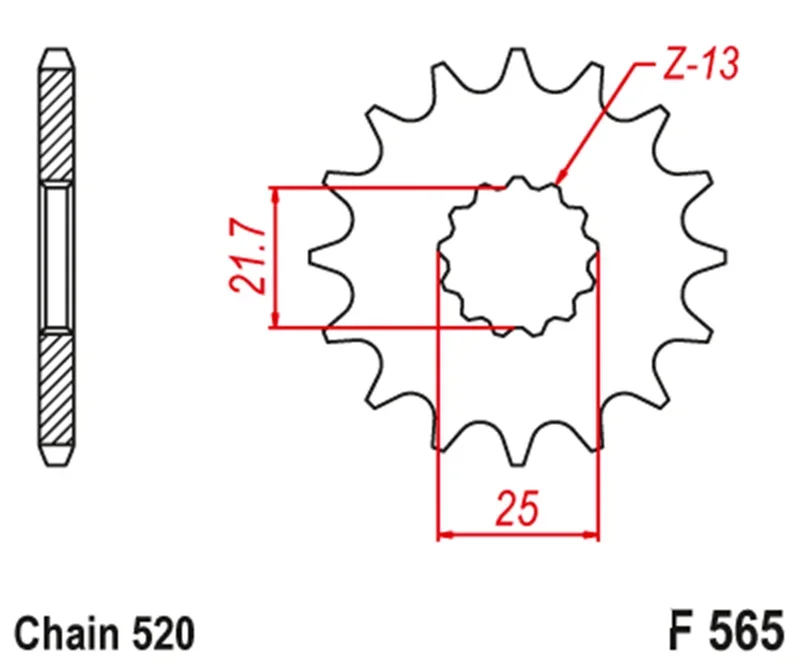 520 14T Motorcycle Front Sprocket For Yamaha WR450F 03-16 YZ450F 03-06 YZ400F 98-99 WR400F 98-01 YZ426F 00-02 WR426F 01-02 MX400