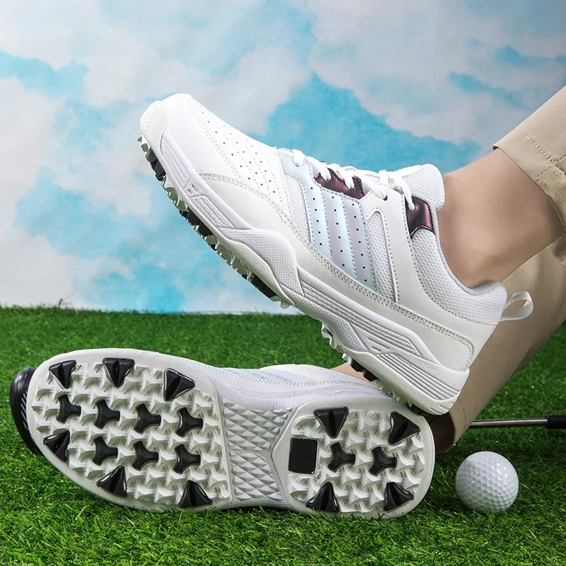 Golf tenisky pro muži a ženy, spikeless golf boty, pohodlné, ležérní, wear-resistant, outdoorové tenisky, nový