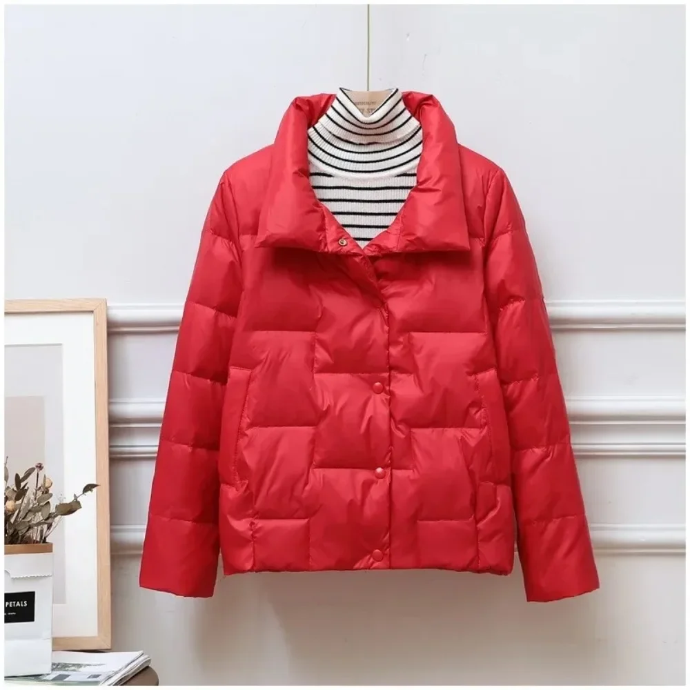 Down Jacket Women 2024 New Winter and Autumn Vest Coat for Women Minimalism Light Outerwear Female Down Coat Puffer Jacket