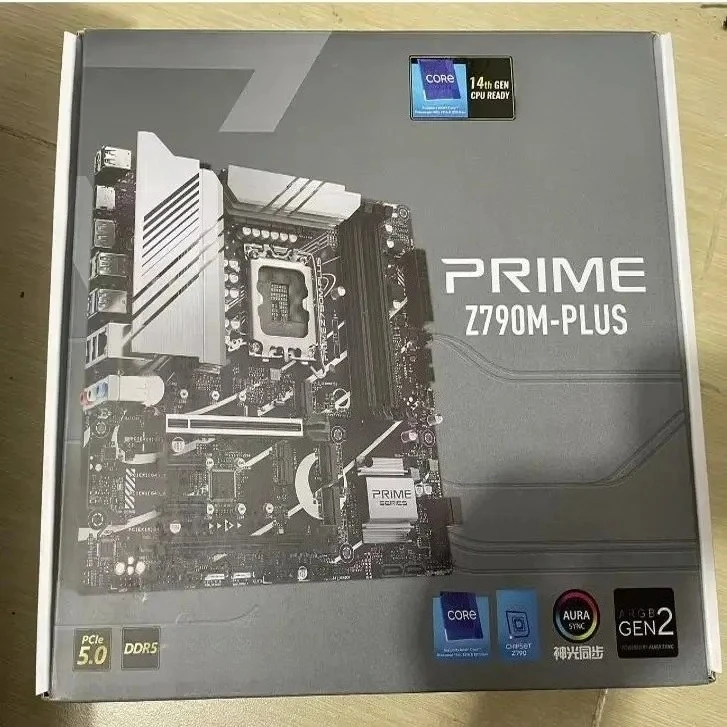 

Boxed FOR ASUS PRIME Z790M-PLUS D5 supports 12 13 14 generation CPU board