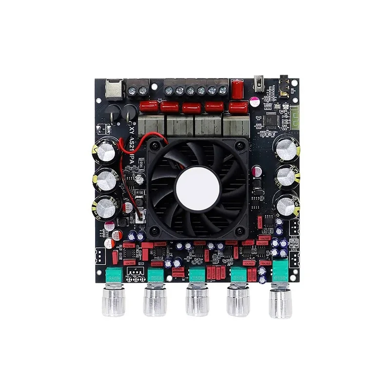 AS21HPA High-Power Bluetooth 5.2 Audio Power Digital Amplifier TPA3255 Chip 300W*2+600W 2.1 Channel 3D Surround Sound Subwoofer