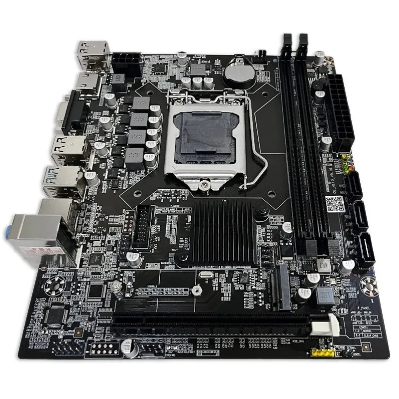 New H110 DDR4 Desktop Main Board 1151 Pin with M.2 Interface Support 678 9th Generation CPU I5 8400
