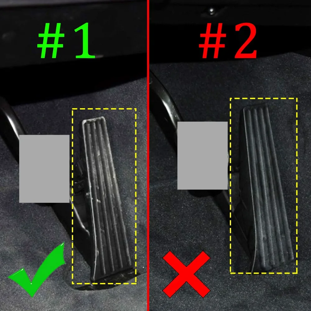 Stainless steel Gas Brake Pedal Fit For BMW 1 2 3 4 5 6 Series M2 M3 M4 M5 F20 F21 F22 F23 F82 Left & Right driving Accessories