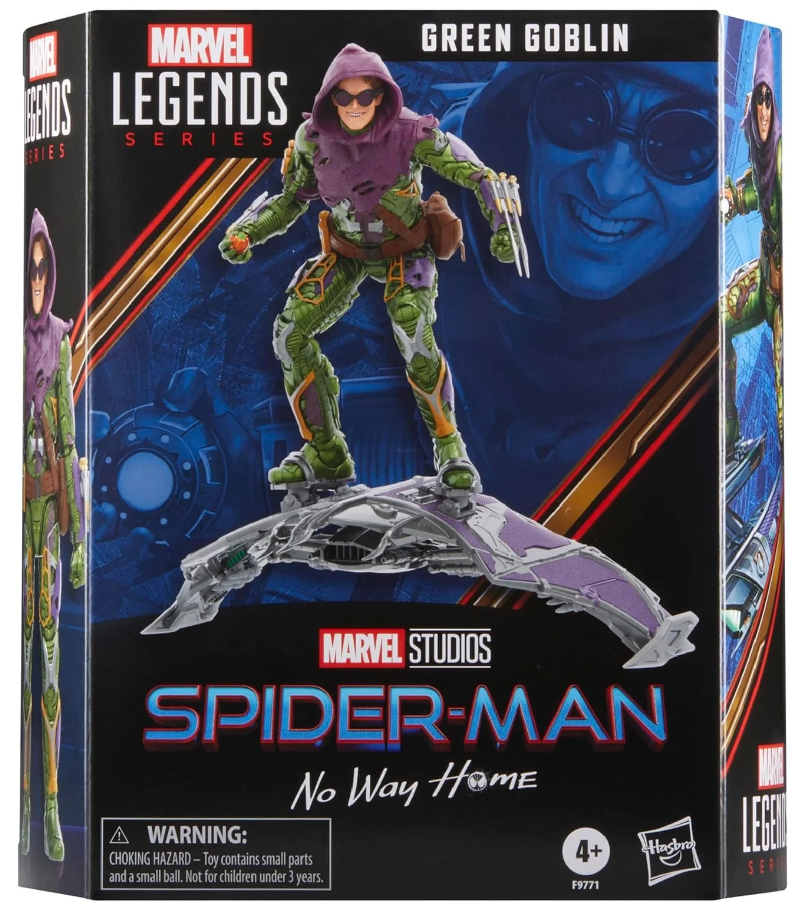 Hasbro Marvel Legends Series Spider-Man: No Way Home Green Goblin Collectible Deluxe 6 Inch Action Figure Toy with Accessories