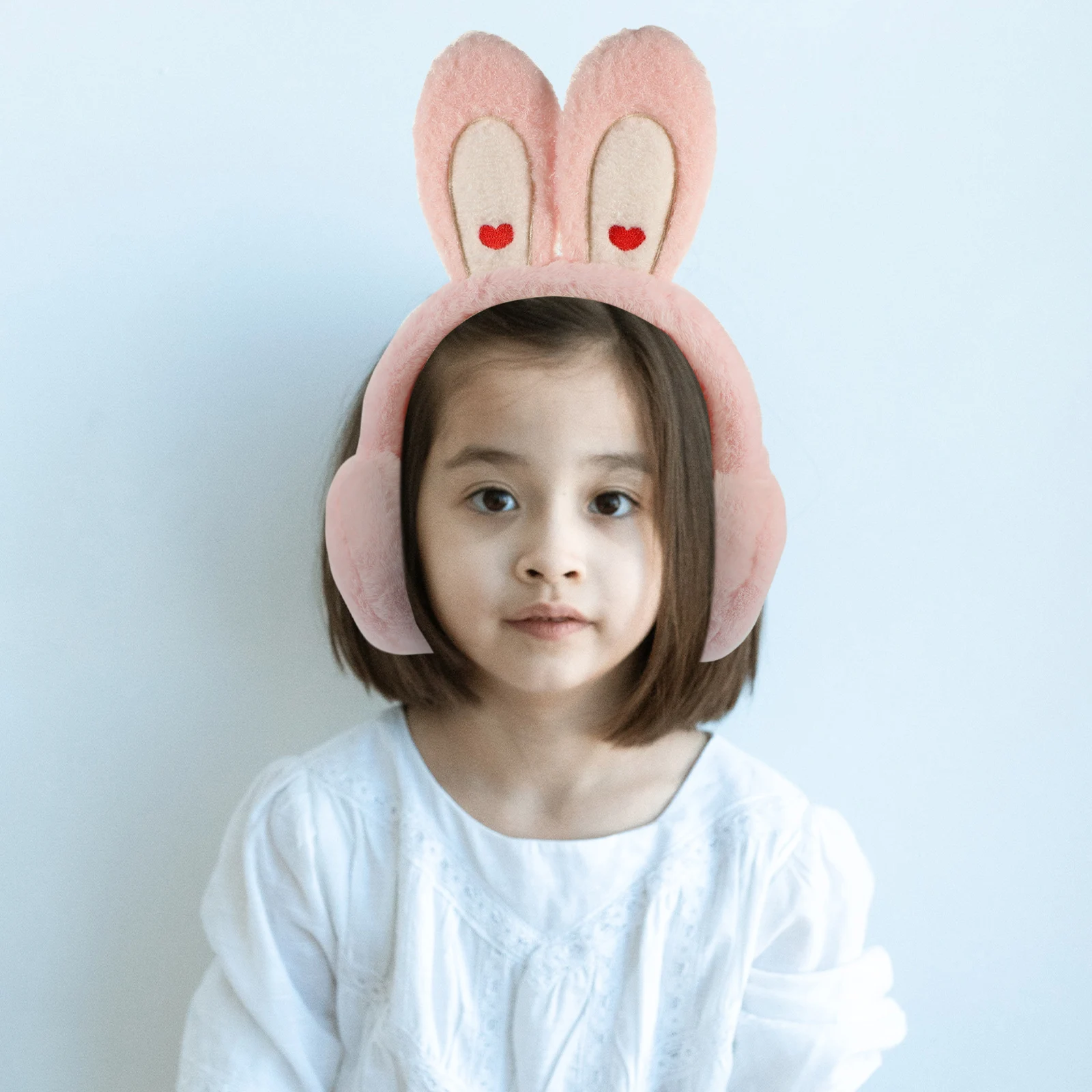 

1pc Earmuff Winter Warmer Rabbit Children Ear Protector Protector Foldable Warm Ear Covers For Kids Girls Outdoor