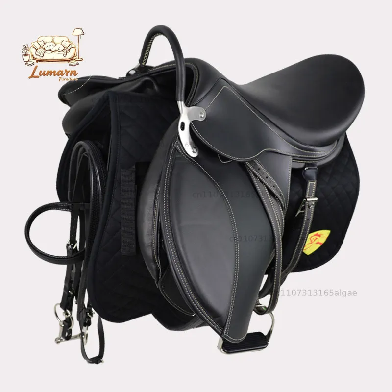 Comprehensive saddle, riding saddle Full set of accessories Light saddle Equestrian saddle Soft and comfortable Equestria