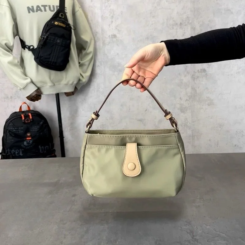 Fashion Multi Layer Handbag Women Oxford Cloth Lightweight Large Capacity Shoulder Bag Ladies Everyday Versatile Crossbody Bags