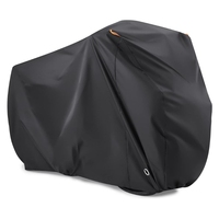 Extra Large Size Waterproof Bike Cover Oxford Windproof Dustproof Anti-UV Outdoor Bicycle Storage Protector for 1-2 Mountain Roa