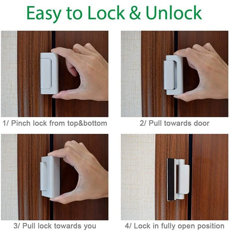 Home Door Lock Security Door Reinforcement Lock For Front Door, , Apartment, Bedroom, Garage