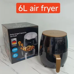 6L Air Fryer Multi-functional Intelligent Touch Screen Oven Large Capacity Air Fryer Electric Fryer French Fries Machine