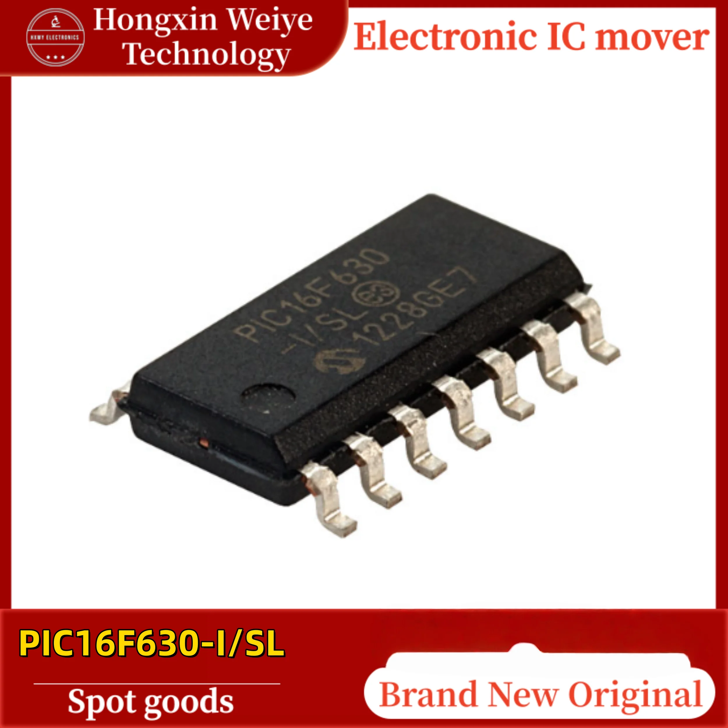 

10/20 PCS PIC16F630-I/SL SOIC-14 Microcontroller MCU 20MHz 1.75KB Brand New In Stock