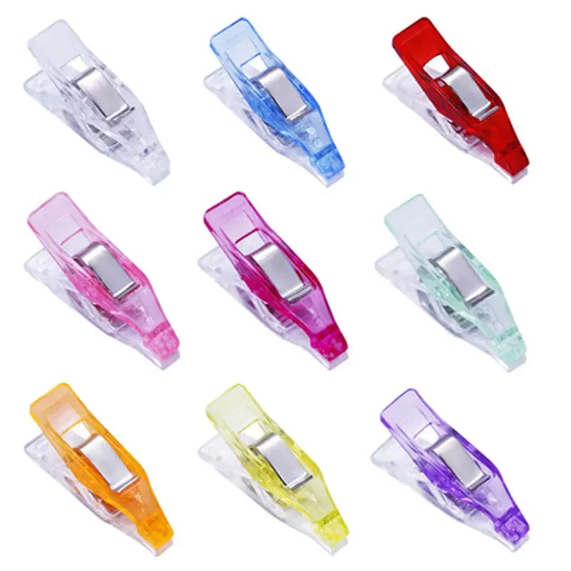 30/50Pcs Plastic Sewing Clips Fabric Clips Quilting Clips Multipurpose Clips Craft Clips for Sewing Craft DIY Accessories