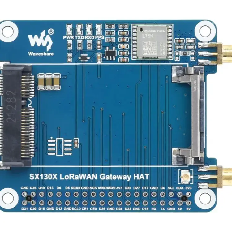 Módulo de enlace Raspberry Pi 4B LoraWAN SX1302/1303, placa de expansión de comunicación inalámbrica para Raspberry Pi 868/915