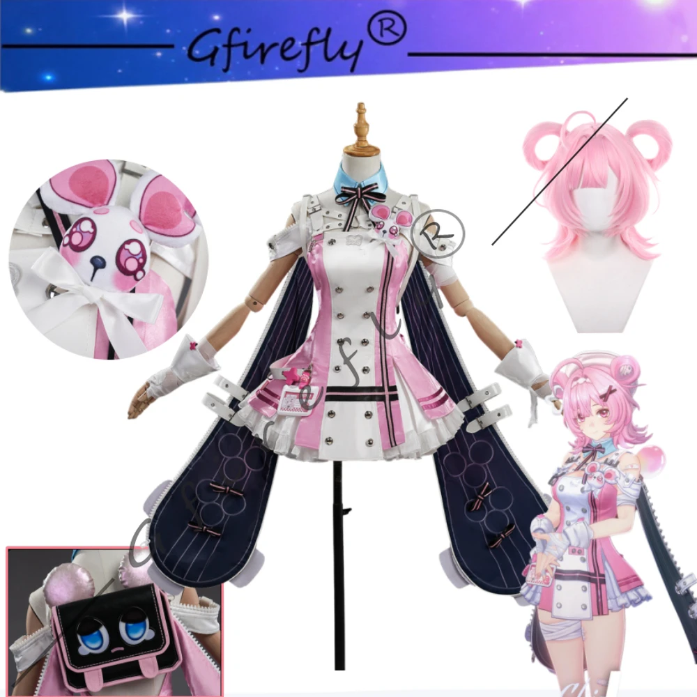 

Neverness To Everness XiaoZhi Same Style Cosplay Costume Pink Dress Exquisite Accessories Halloween Carnival Party Stage Wear