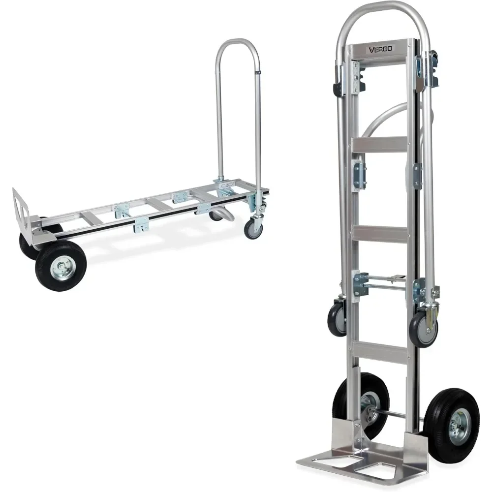 - AS7B Heavy Duty Aluminum 2 in 1 Dolly (800 lb Capacity) Lightweight Reinforced Frame,