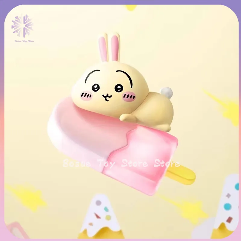 

Miniso Chiikawa Summer Tea Series Mysterious Blind Box Desktop Handmade Doll Trendy Toy Cute Usagi Hachiware Girl Birthday Gifts