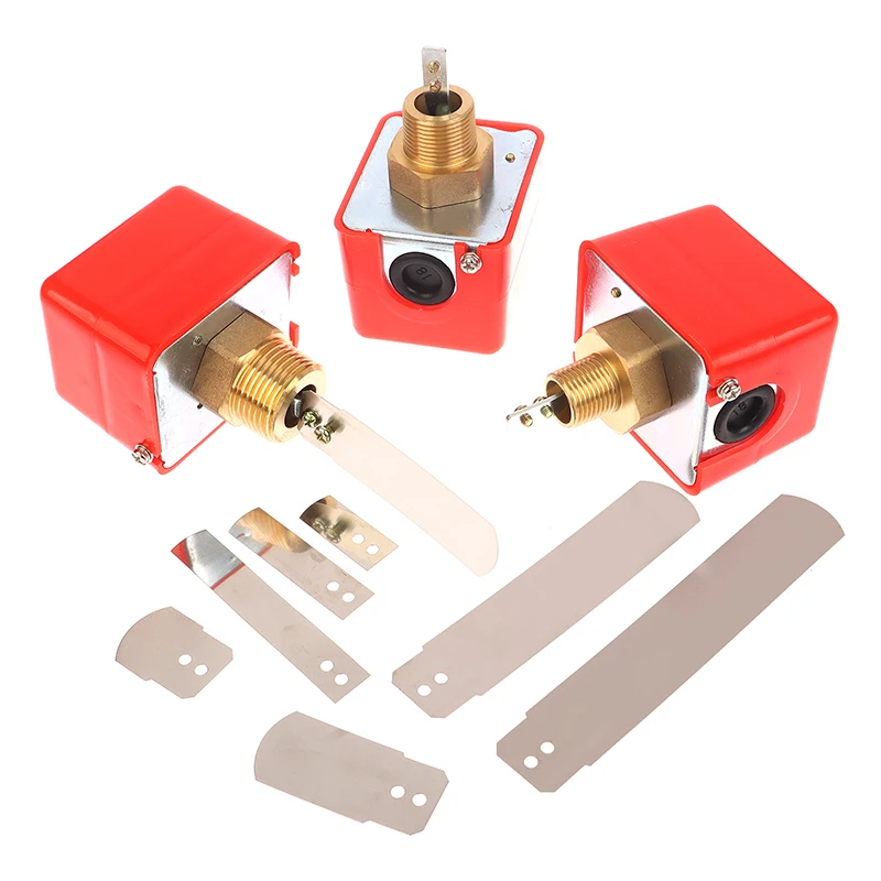 1pc Target Flow Meter Stainless Steel Seal Red Flow Sensor Controller Water Flow Switch Tool