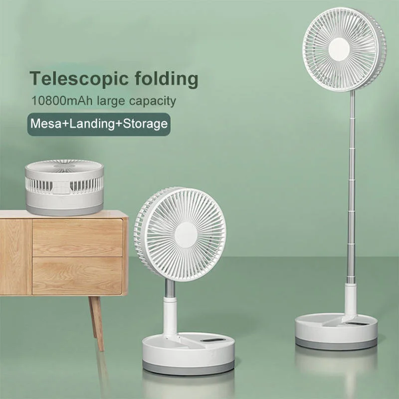 

Portable Travel Outdoor Camping Fan USB Charging Rechargeable Desk Fan Folding Adjustable Home Desk Height Table Fan