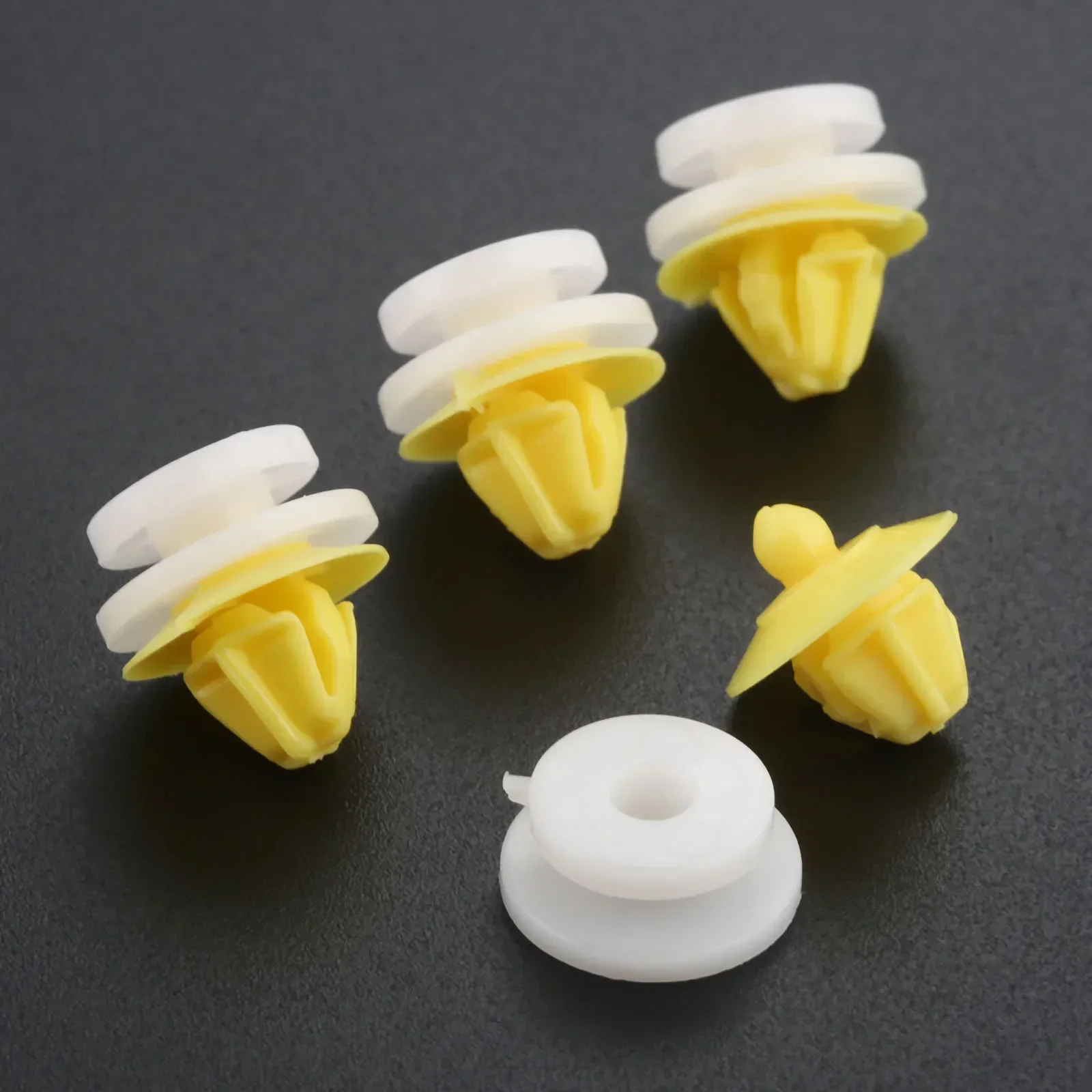 Image of 50 Stücke 7703077250 Auto Innentür Karte Panel Kunststoff Nieten Clips 8mm Loch Auto Befestigungen Für Clio Megane Scenic Twingo